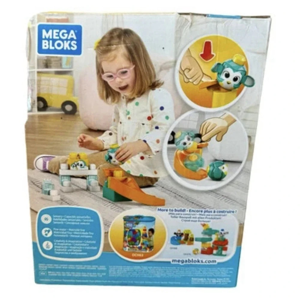 Mega Bloks Peek A Blocks Penguin Slide‎ Building Set (14 Pieces)